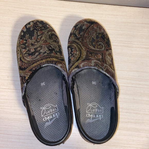 DANSKO 36 vegan professional paisley glitter sparkles tapestry - Picture 5 of 6